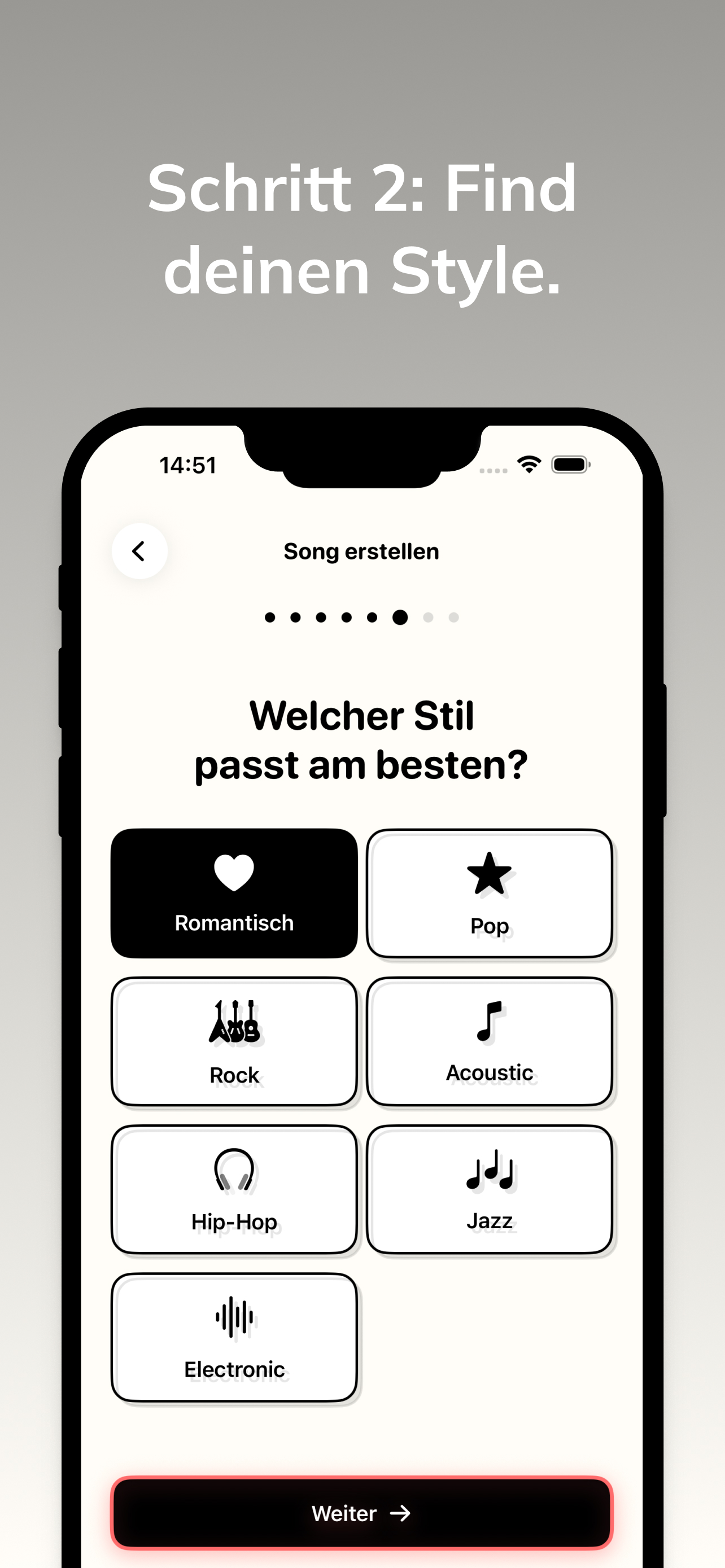 LoveSong App Screenshot 1
