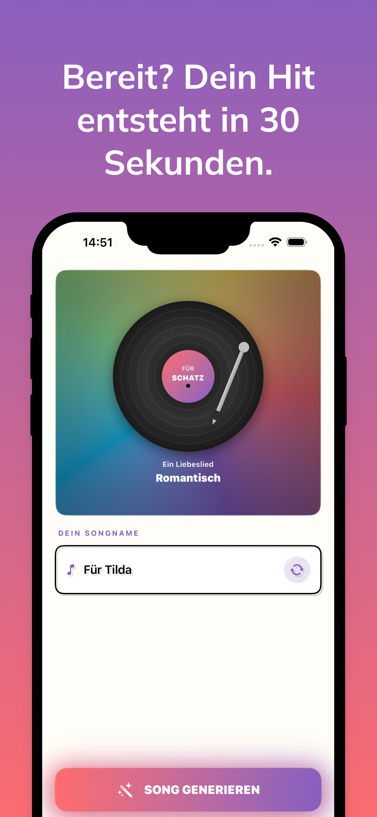 LoveSong App Screenshot 3